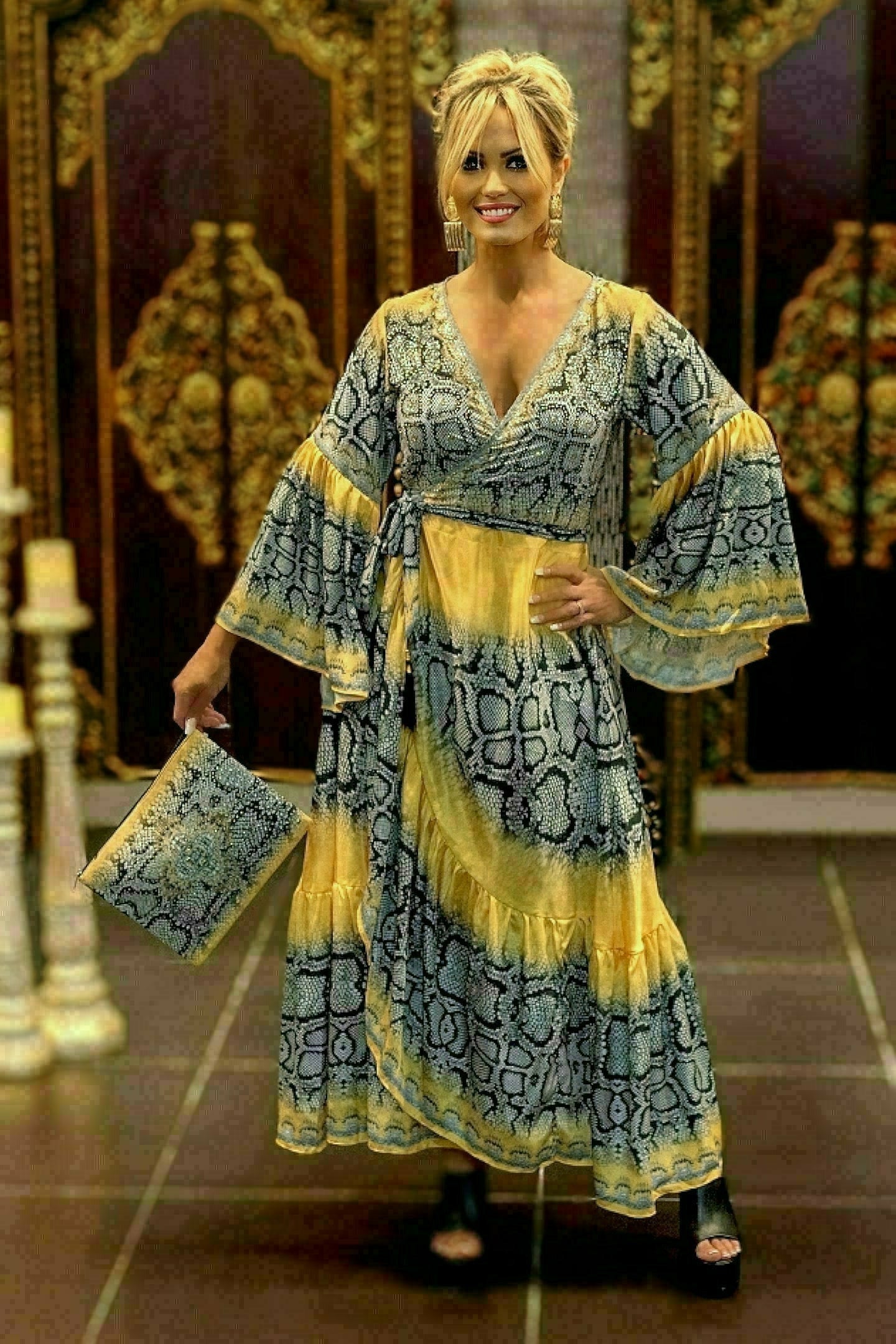 ROMANCIA COLLECTION - Long Senorita Dress henleycollections
